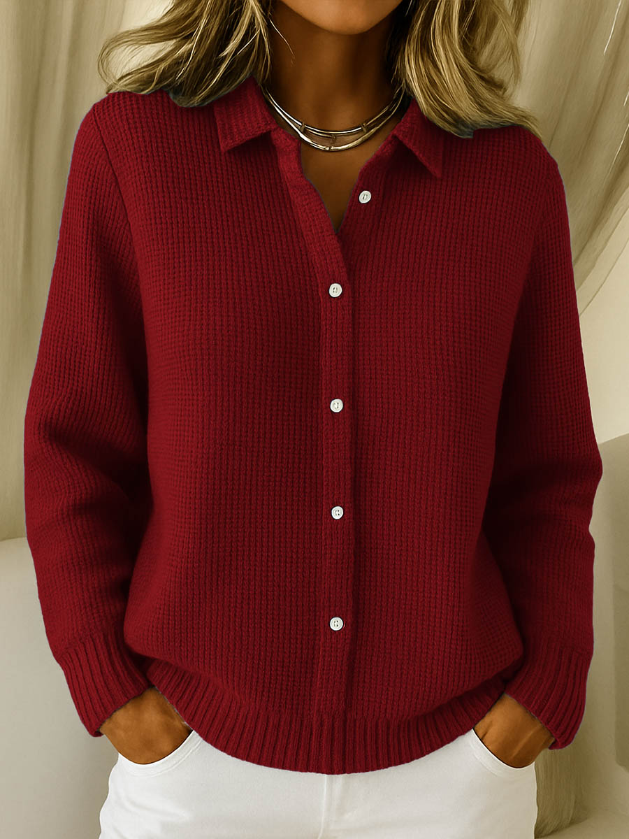 Sally | Classic Knit Button Cardigan