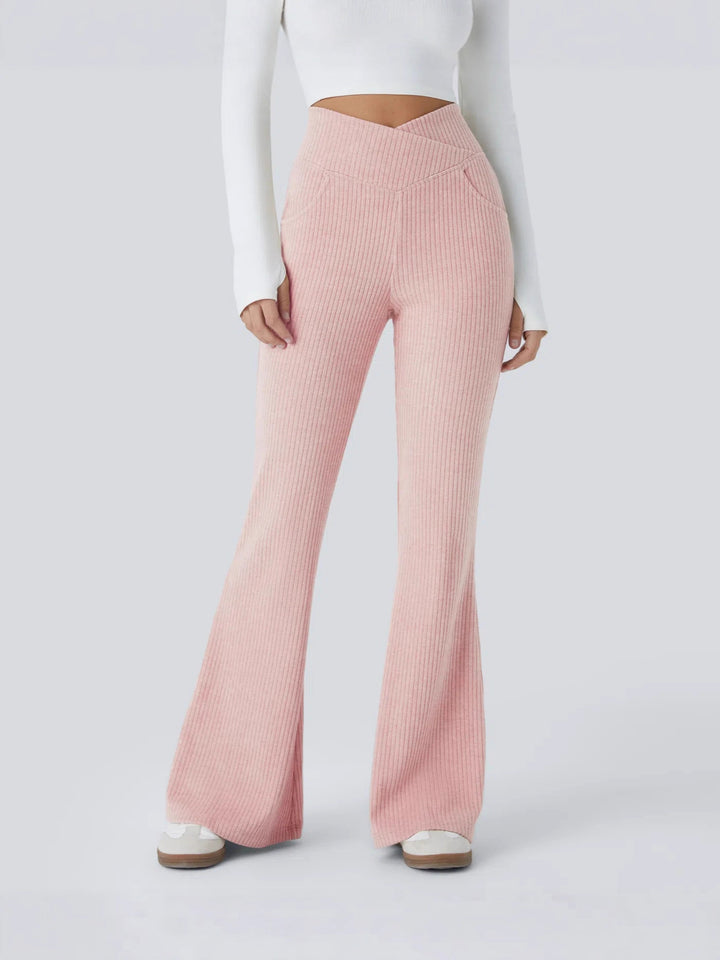 Flare - High Waisted Trousers
