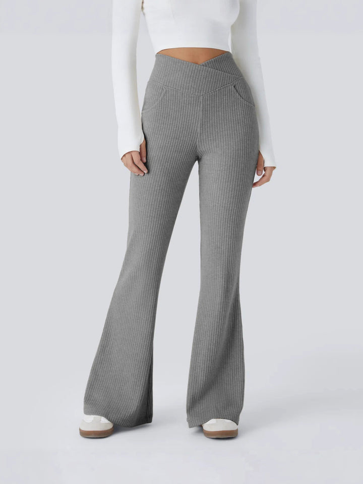 Flare - High Waisted Trousers