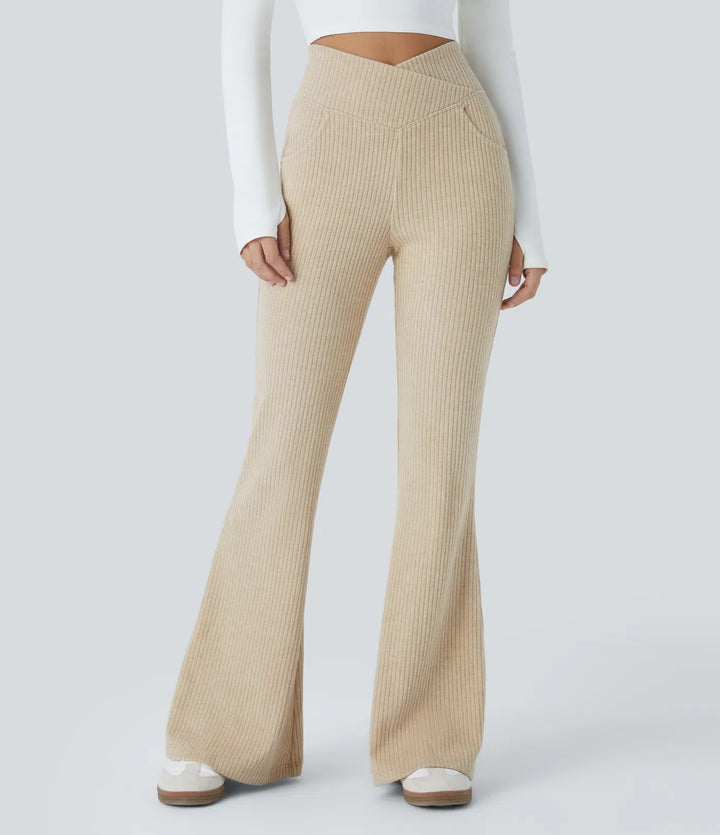 Flare - High Waisted Trousers