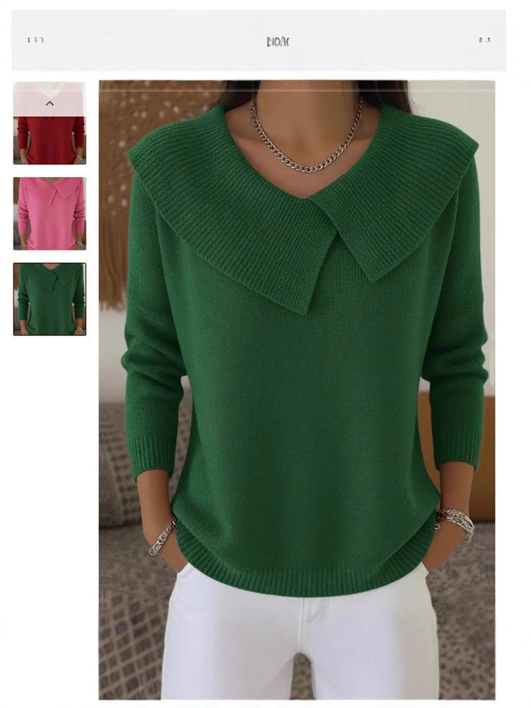 Linda | Soft Collar Sweater