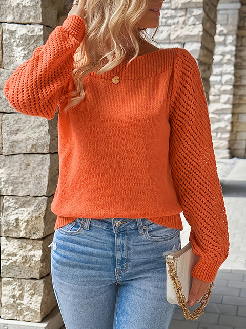 Hayley Hollow Sleeve Pullover
