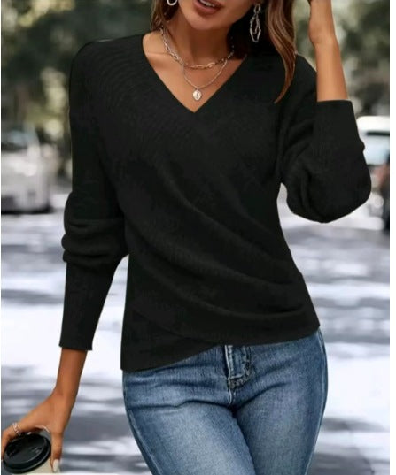 The Vee-Neck Wrap Top