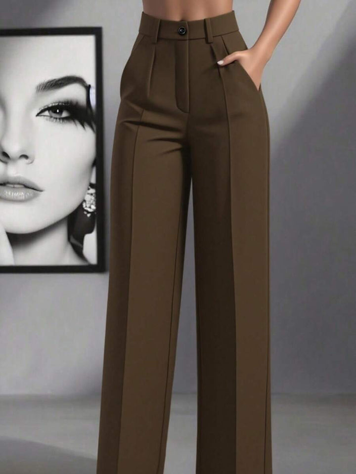 Women's High-Waist Dress Trousers