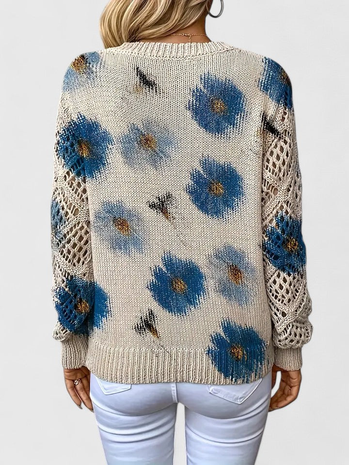 Aurélie Floral Sweater