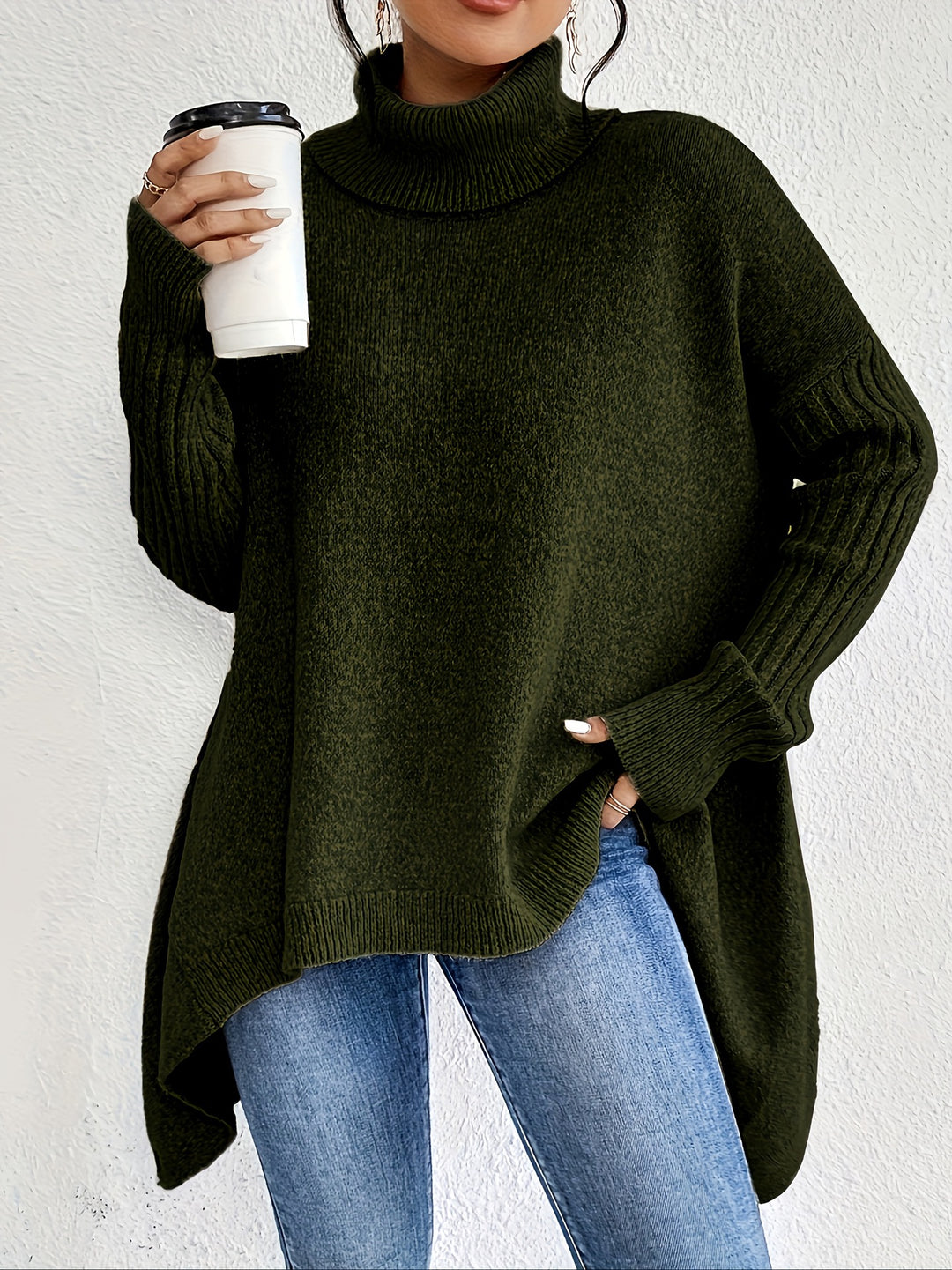 CHARLEY | CASUAL TURTLENECK SWEATER
