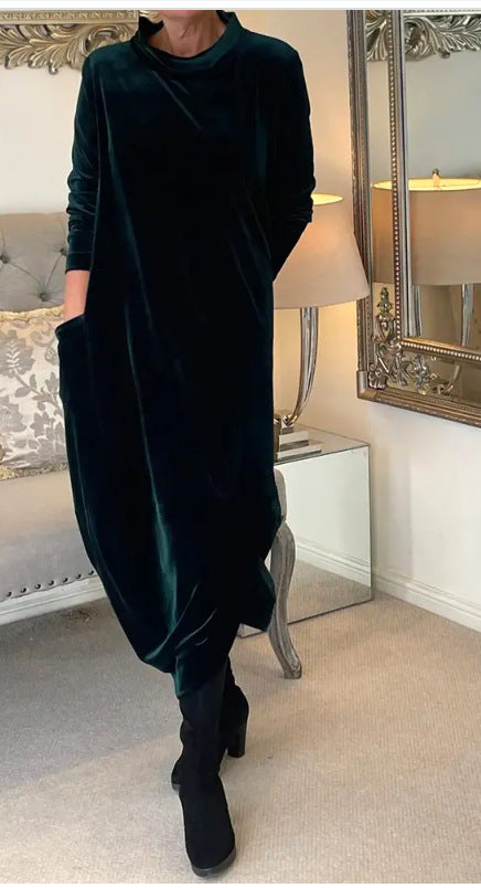 Sandy Elegant Velvet Dress