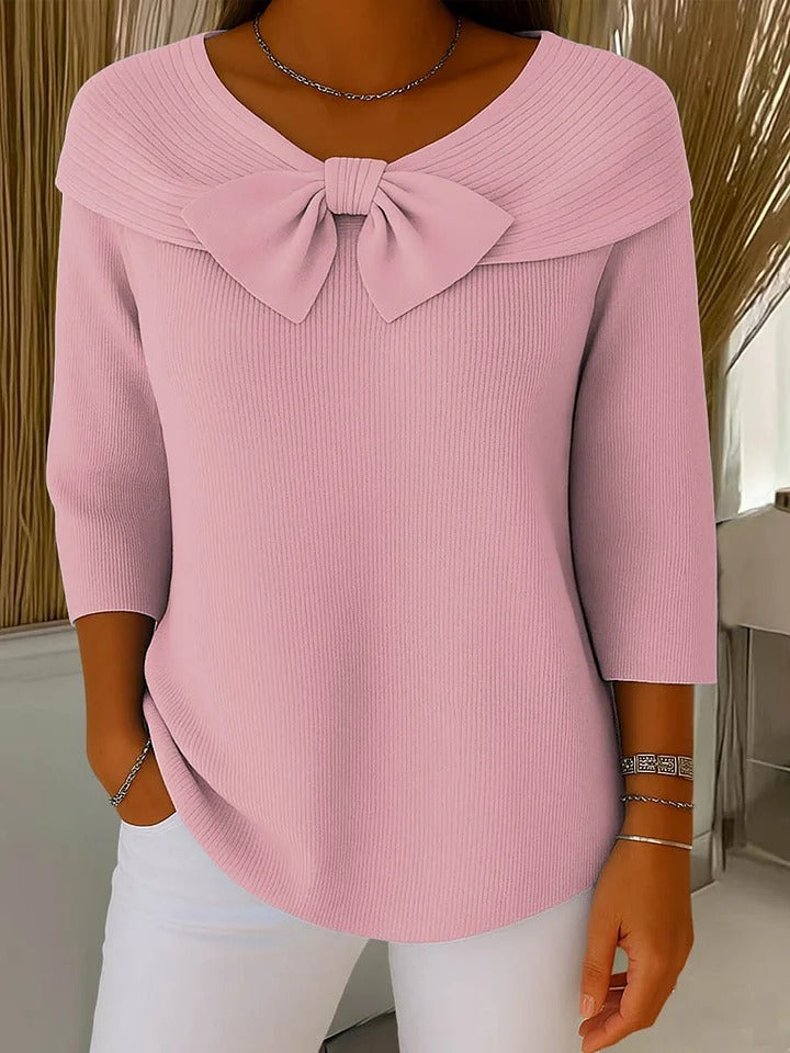 FIONA BOW SWEATER