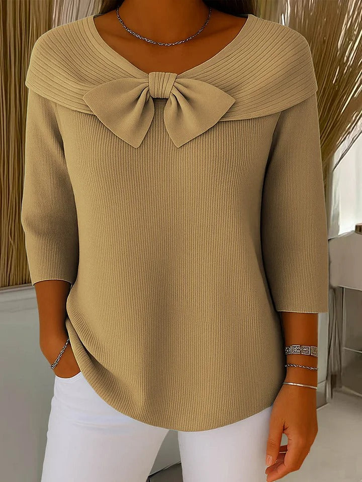 FIONA BOW SWEATER