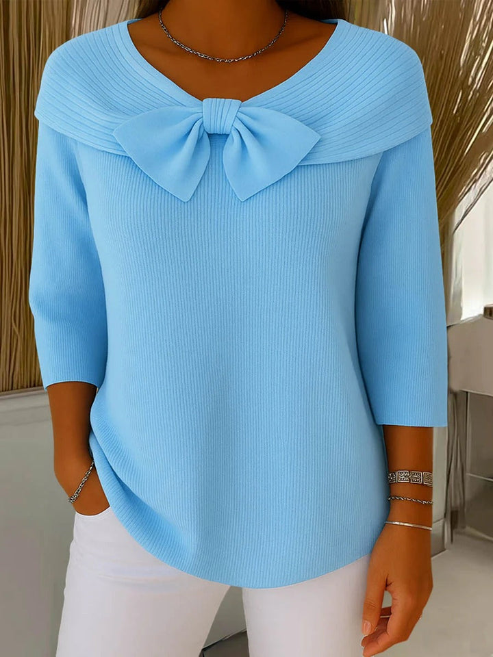 FIONA BOW SWEATER