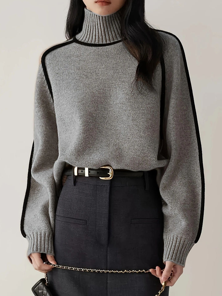Donna Elegant Turtleneck Sweater