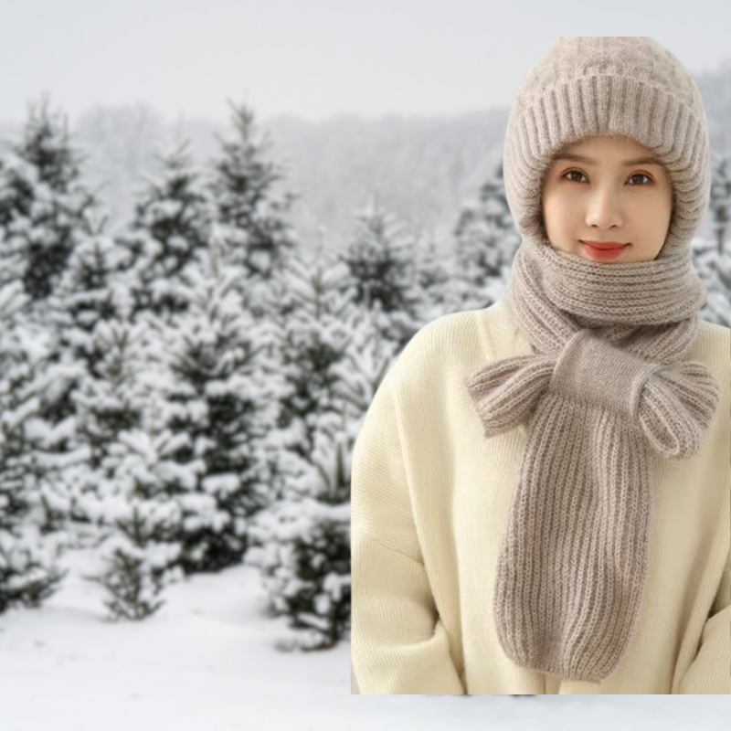 Winter Hat and Scarf Combo