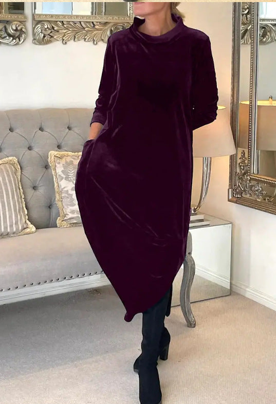 Sandy Elegant Velvet Dress