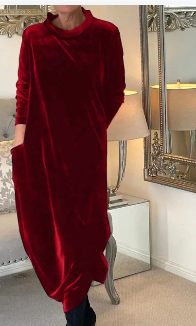 Sandy Elegant Velvet Dress