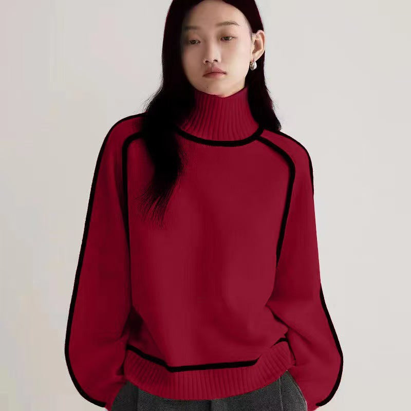 Donna Elegant Turtleneck Sweater