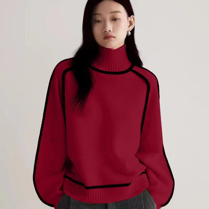 Donna Elegant Turtleneck Sweater