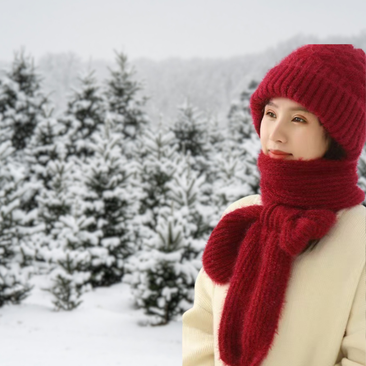 Winter Hat and Scarf Combo