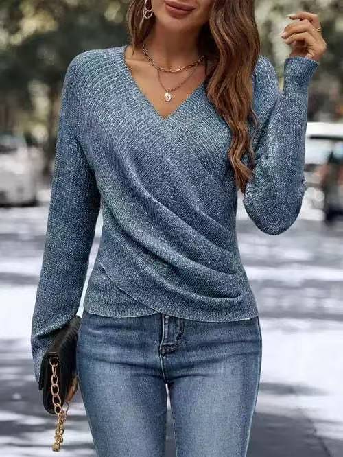 The Vee-Neck Wrap Top