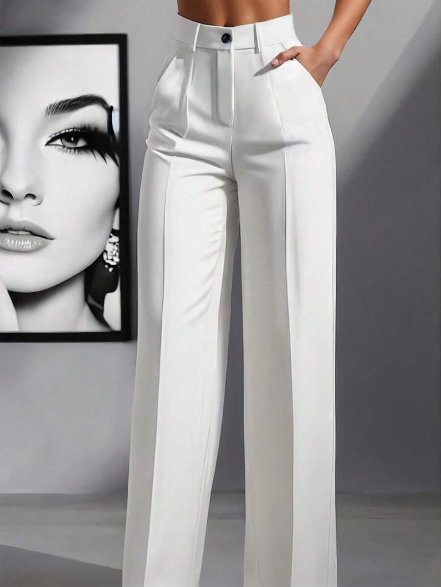 Women's High-Waist Dress Trousers