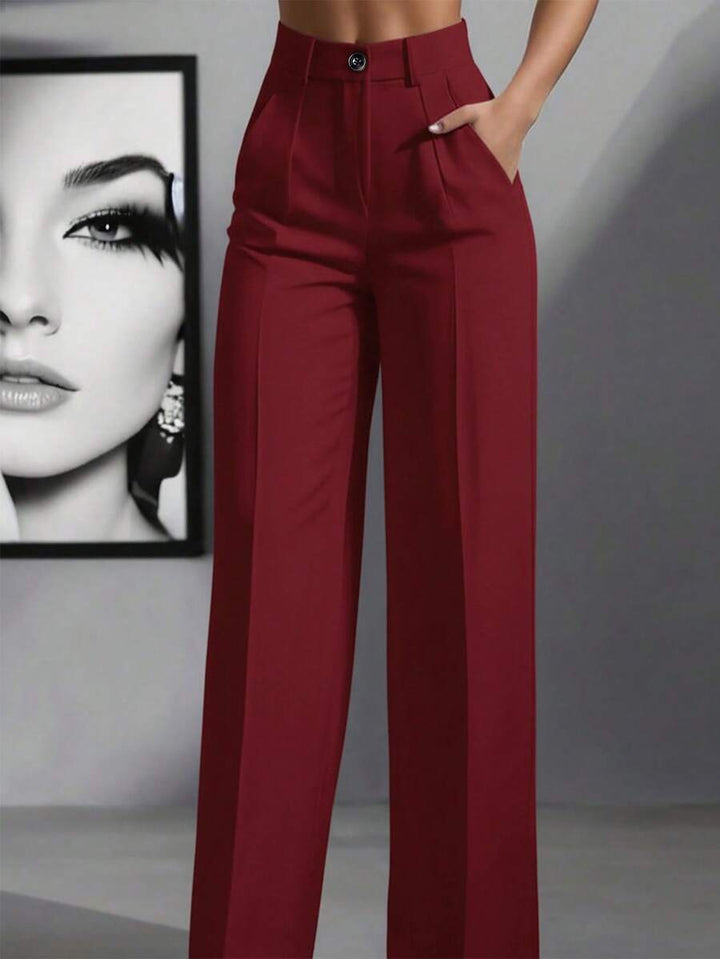Women's High-Waist Dress Trousers